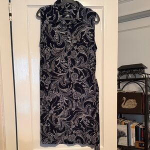 Tommy Hilfiger Dark Blue Paisley Mini Dress